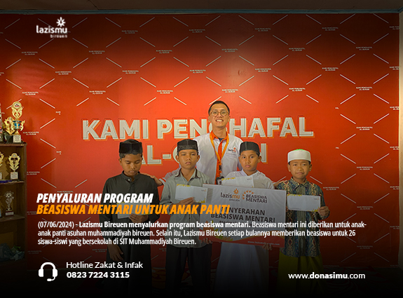 Penyerahan Beasiswa Mentari Anak Panti